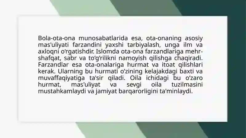 Shayx Muhammad Sodiq Muxammad Yusufning Baxtiyor oila asarida islom qadriyatlarining talqini 4