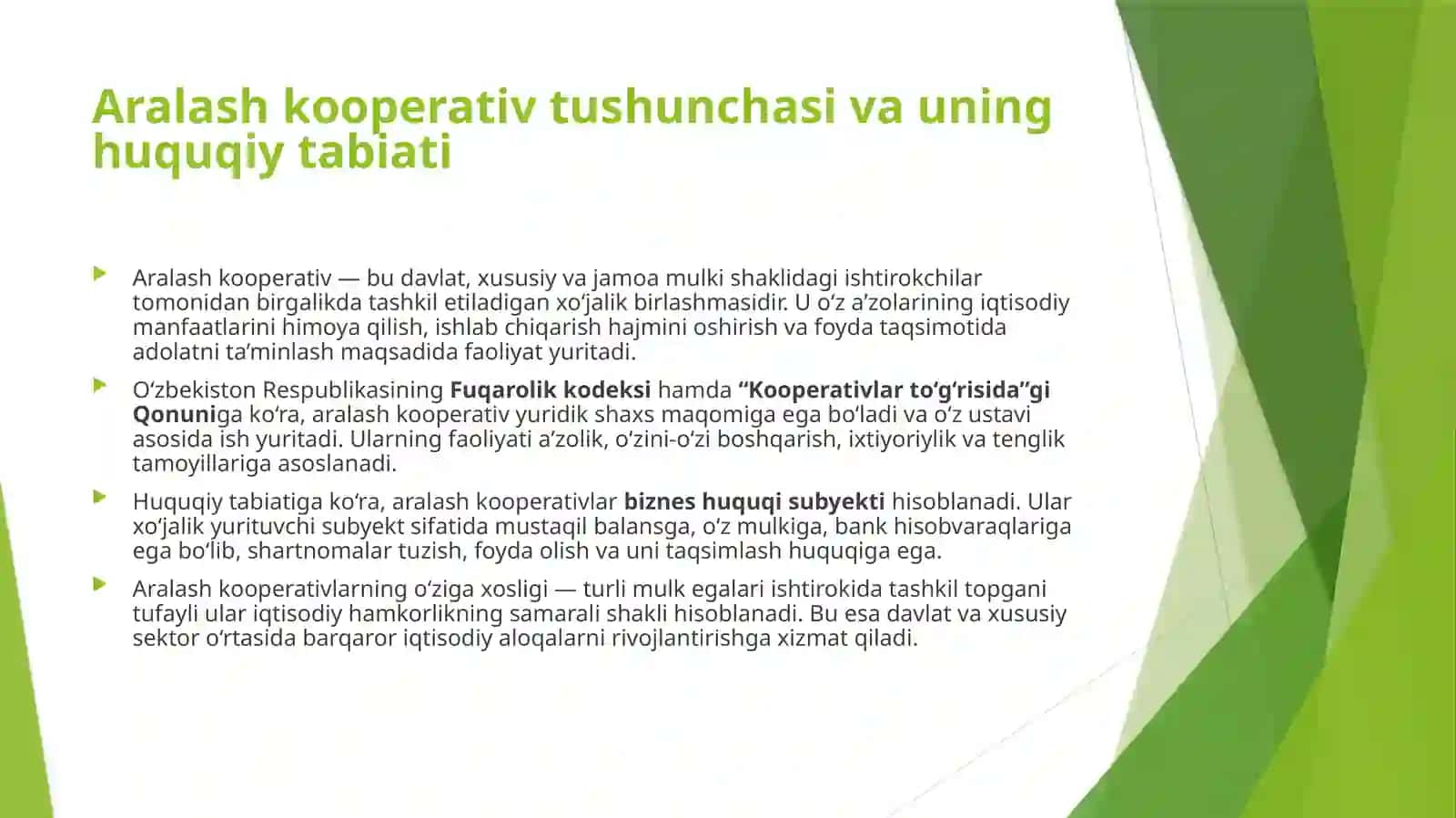 ARALASH KOOPERATIVLAR 4