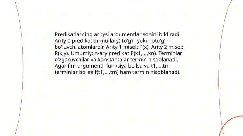 Predikat va kvantorlar 4