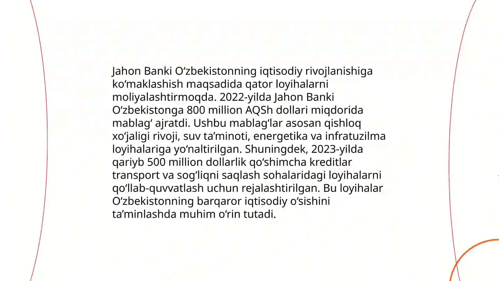 Dunyo miqyosida amal qiluvchi xalqaro iqtisodiy tashkilotlar faoliyati va ularning O'zbekiston bilan iqtisodiy aloqalari 4