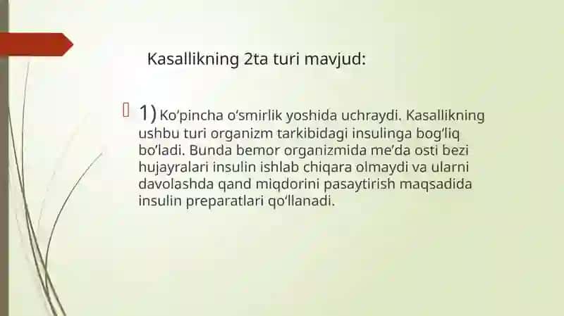 Qandli diabet kasalligi 4