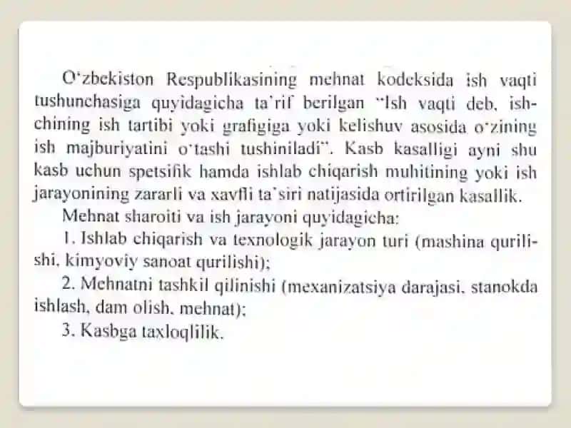 Vrach stomatolog faoliyatini baholovchi gigiyenik omillar 4