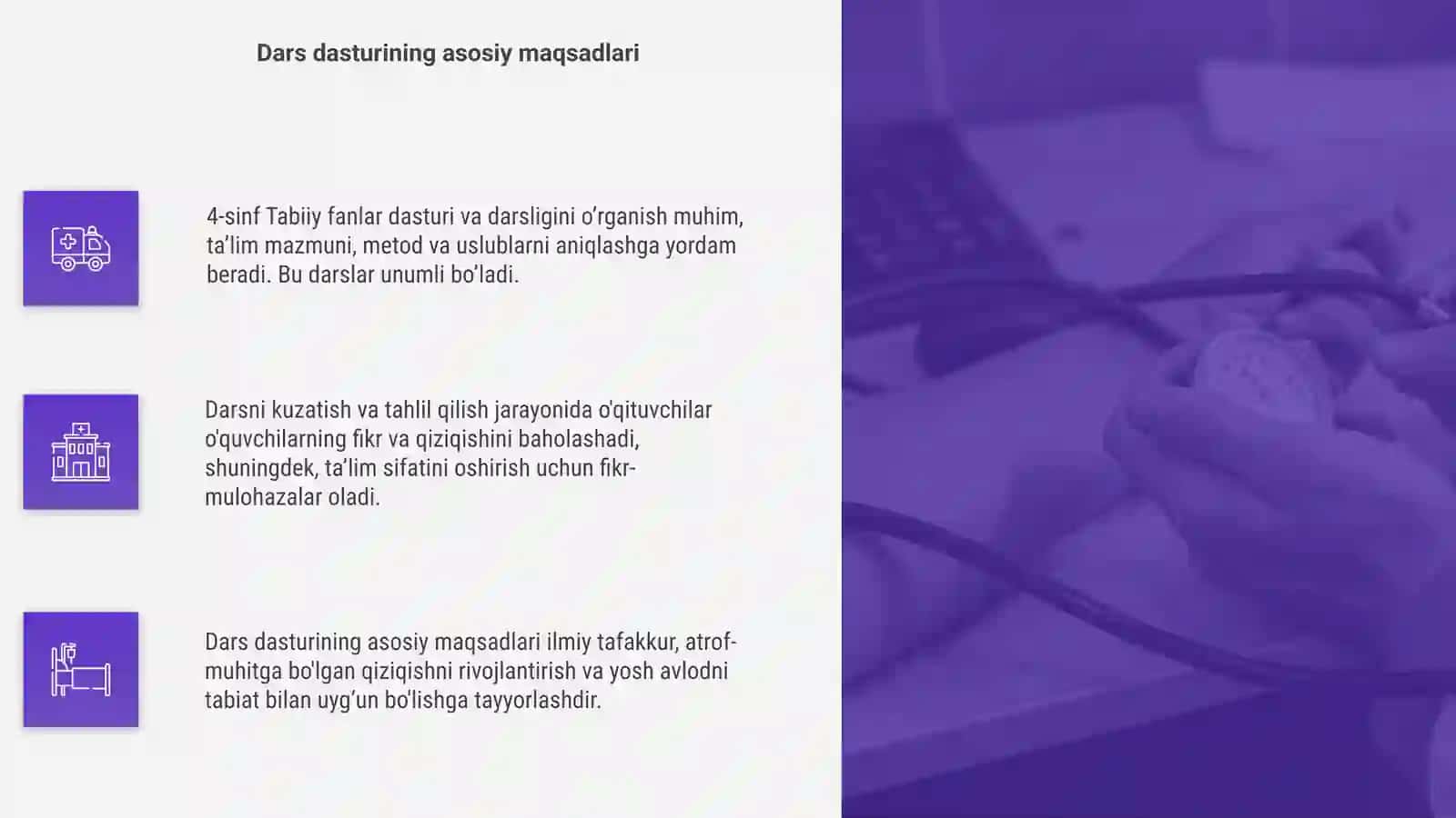 4-sinf Tabiiy fanlar dasturi va darsligi 4