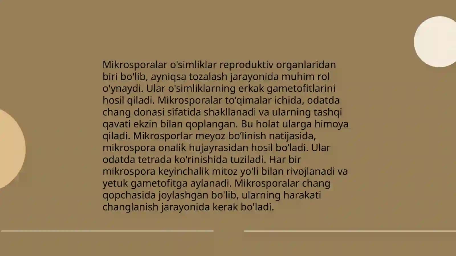 Mikrosporogenez bilan tanishish 4