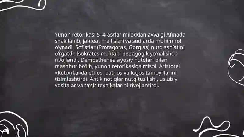 Notiqlik sanʼati tarixi 4