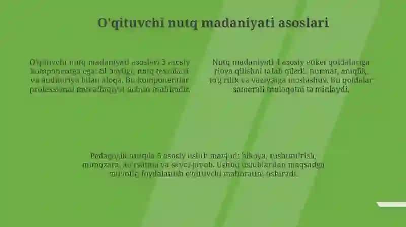 Oʻqituvchi nutuq madaniyati va davlat tilida ish yuritish fanini maqsadvavazifalari 4