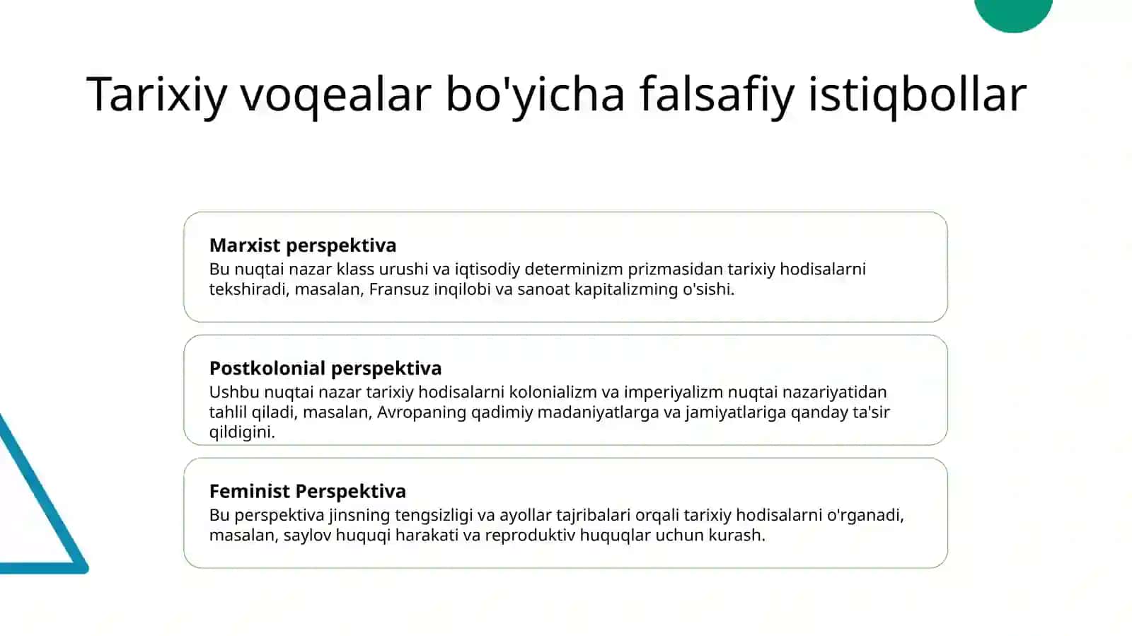 Tarix falsafasi va falsafa va tarixning izchilligi 4