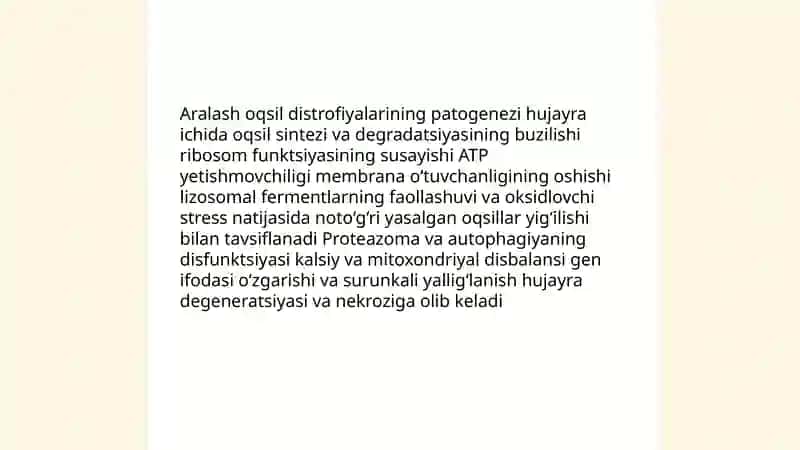 Aralash oqsil distrofiyalari 4