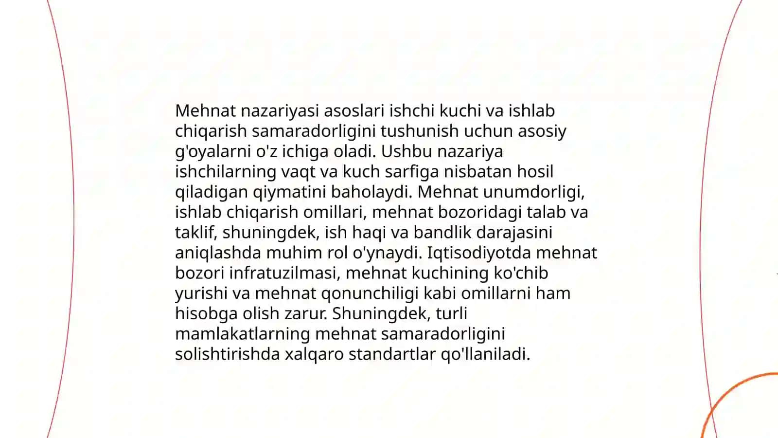 QIYMATNING MEHNAT NAZARIYASI VA KEYINGI QO'SHILGAN MIQDOR NAFLILIGI NAZARIYALARINING TOVAR XIZMATLAR 4