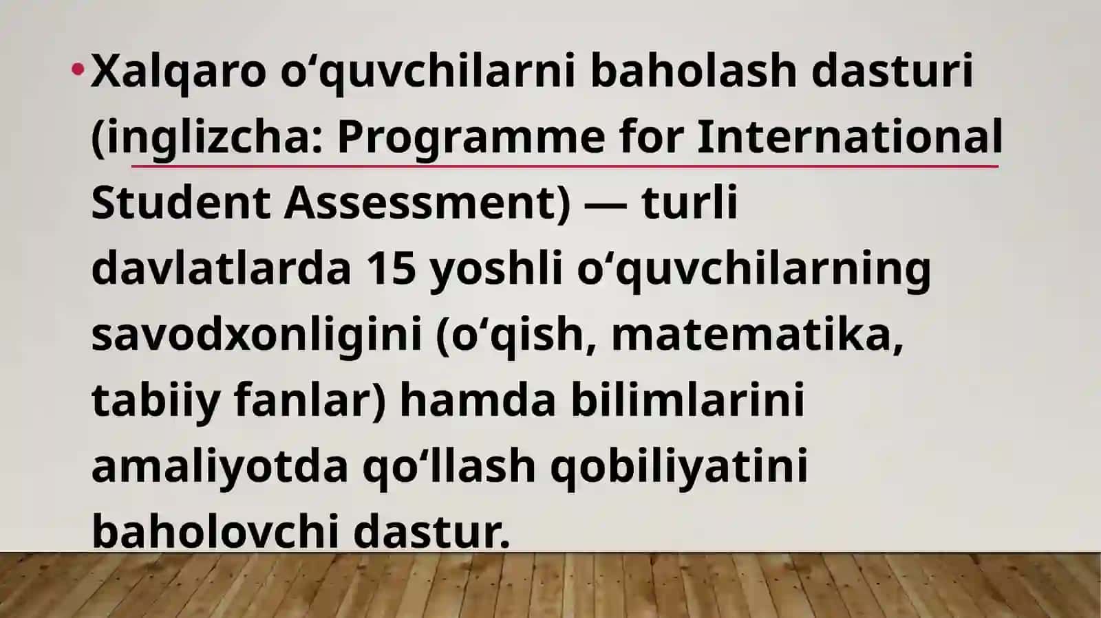 Xalqaro baholash tizimi 4