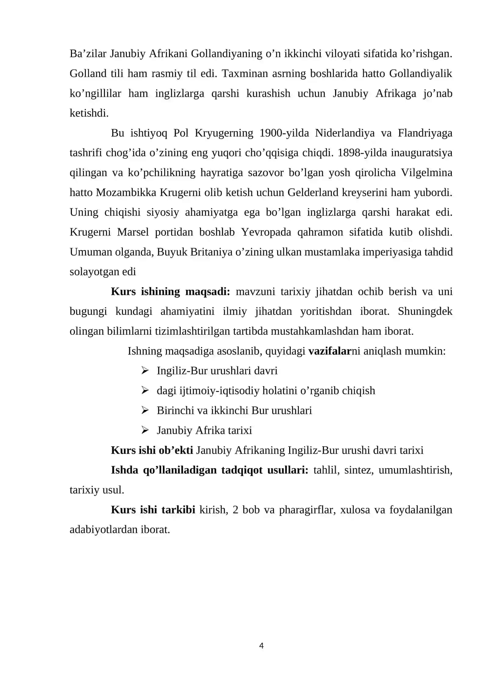 JANUBIY AFRIKA INGILIZ-BUR URUSHLARI DAVRIDA 4