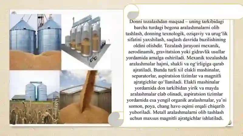 Donni mineral va organik aralashmalardan tozalash 4