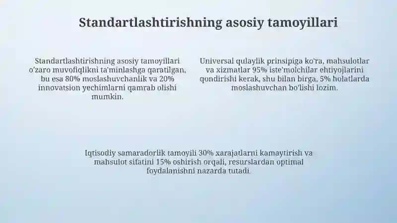 Standartlashtirishning metodologik asoslari 4