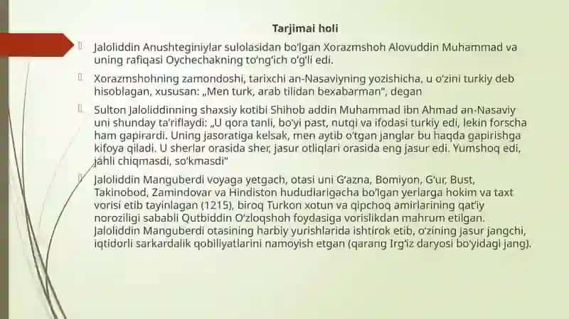 Jaloliddin Manguberdi - Soʻnggi Xorazmshoh 4