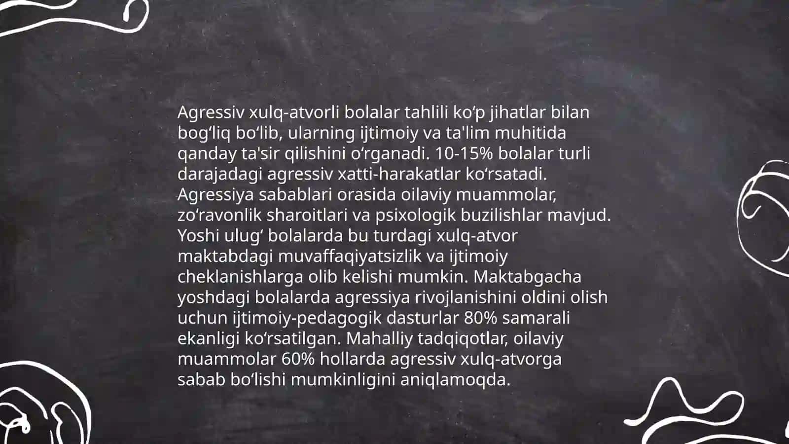 Tarbiyasi qiyin bolalar psixologiyasi 4