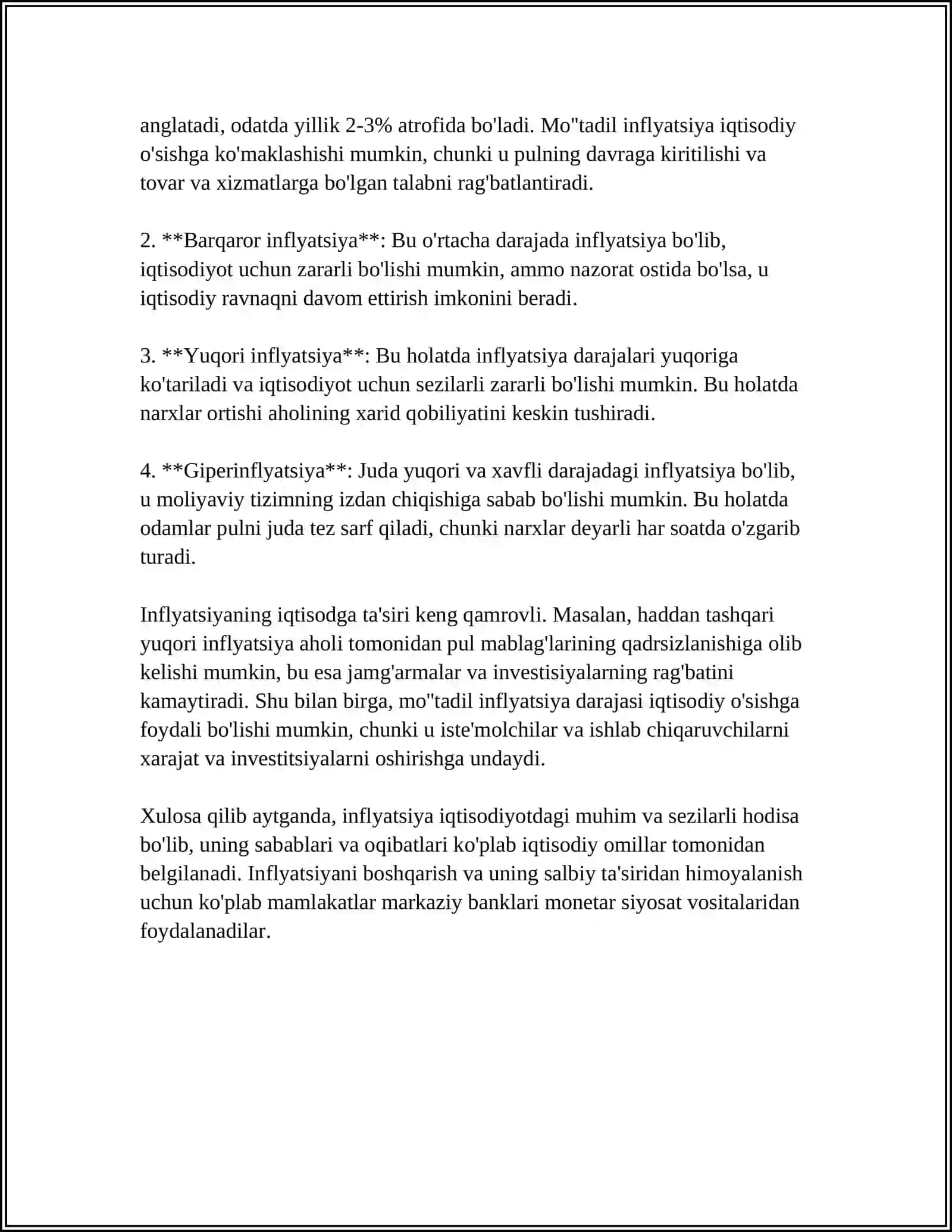 IQTISODIYOTDA INFILATSIYA JARAYONI 4