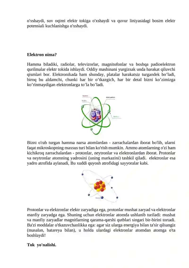 Elektr Toki va O'lchov Birliklari 4