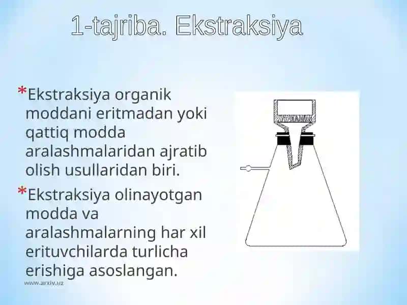 ABDUVALIYEV DONYORINING ORGANIK KIMYO FANIDAN TAYYORLAGAN MUSTAQIL ISHI 4