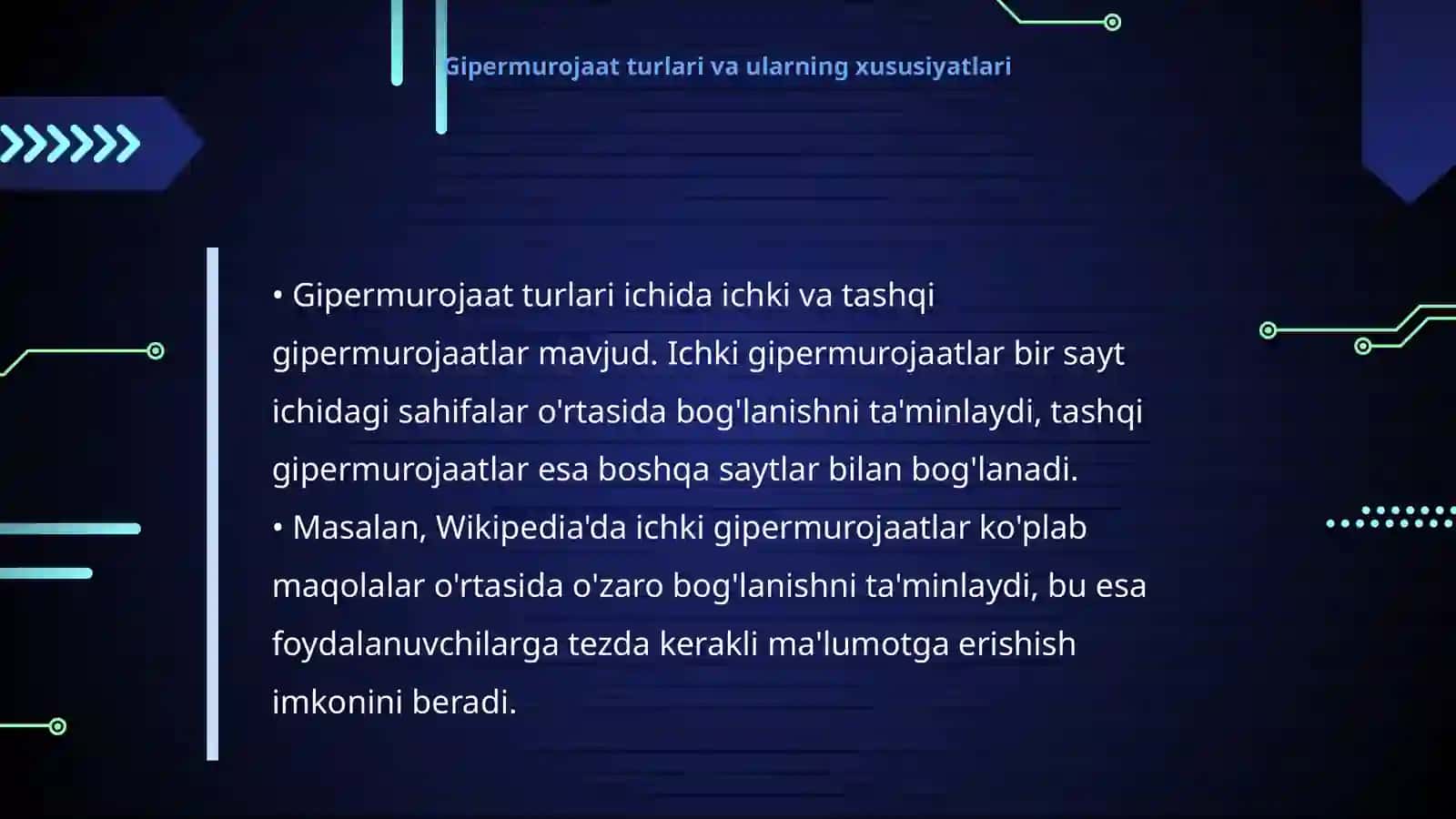 Gipermurojaatlarga stil berish 4