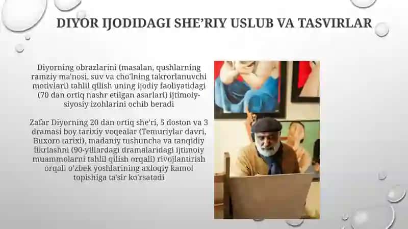 Zafar Diyor ijodi, sheʼriyati dostonlari dramatik asarlarining tarbiyaviy ahamiyati 4