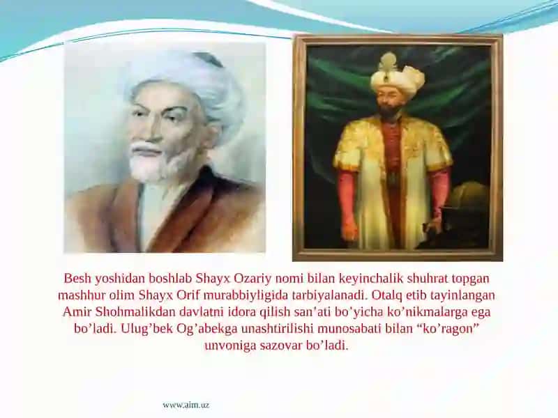 Mirzo Ulug’bek 4