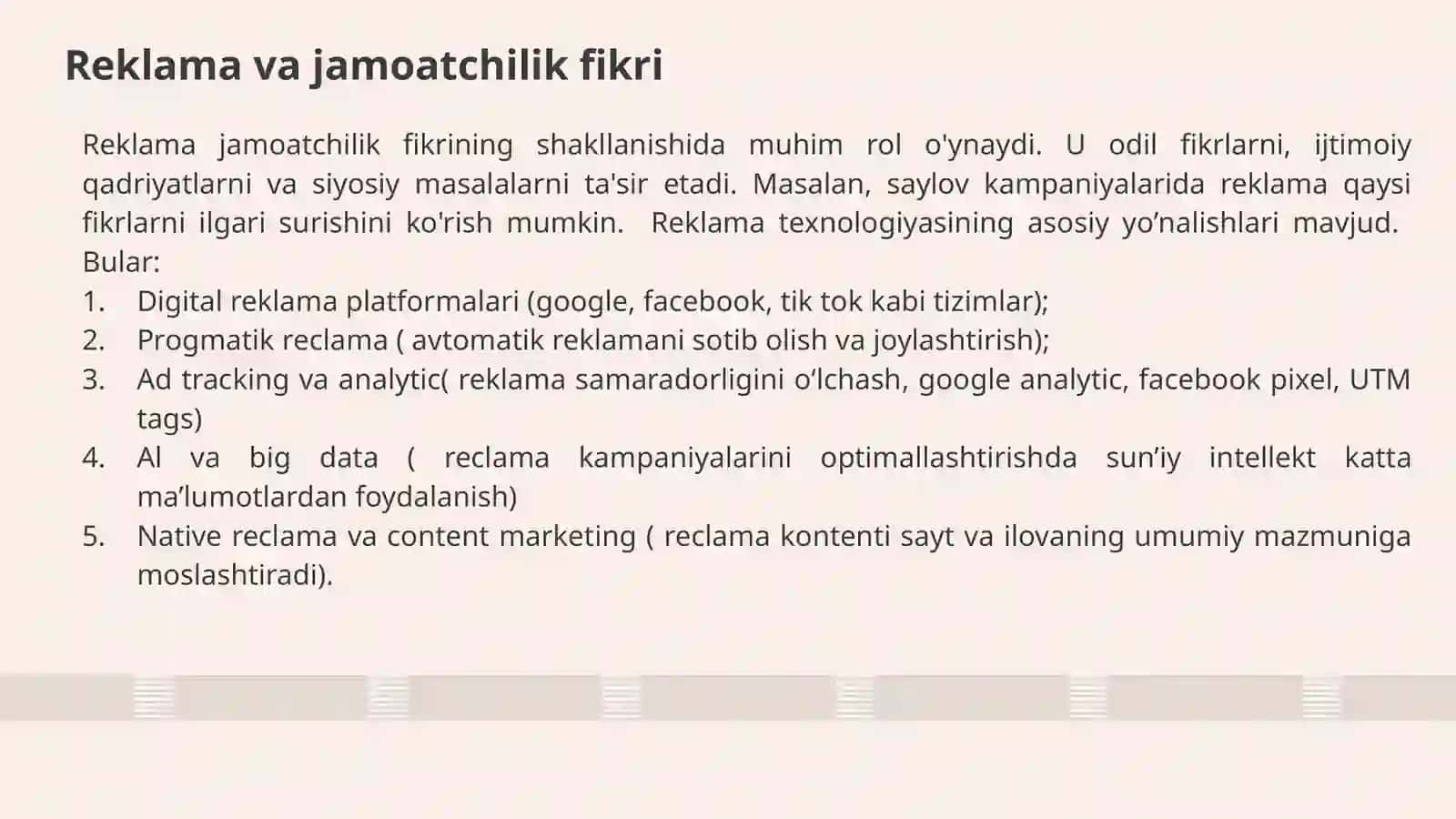 Ijtimoiy-siyosiy reklama jamoatchilik fikriga ta'sir ko'rsatish texnologiyasi 4