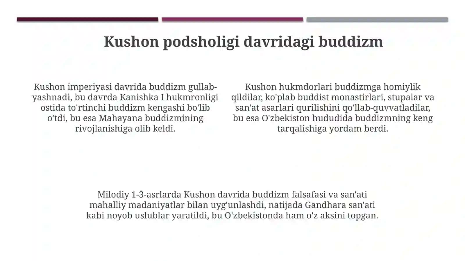 O'zbekistonda buddaviylik dinining tarixiy ildizlari 4