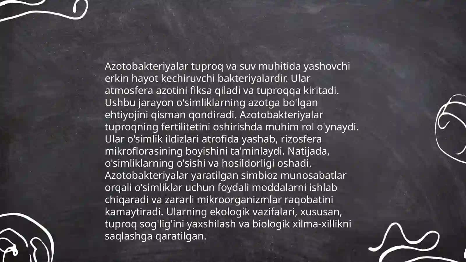 Azotobakteriyalar va ularni qishloq xoʻjaligida qoʻllashning istiqbollari 4