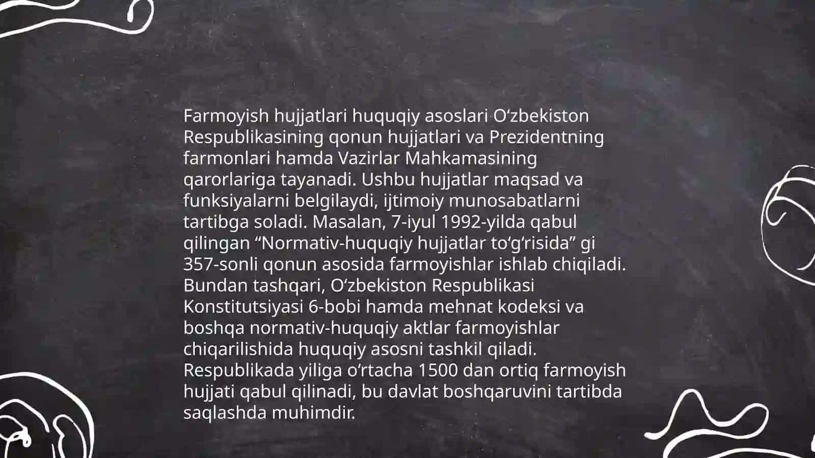 Farmoyish hujjatlari 4