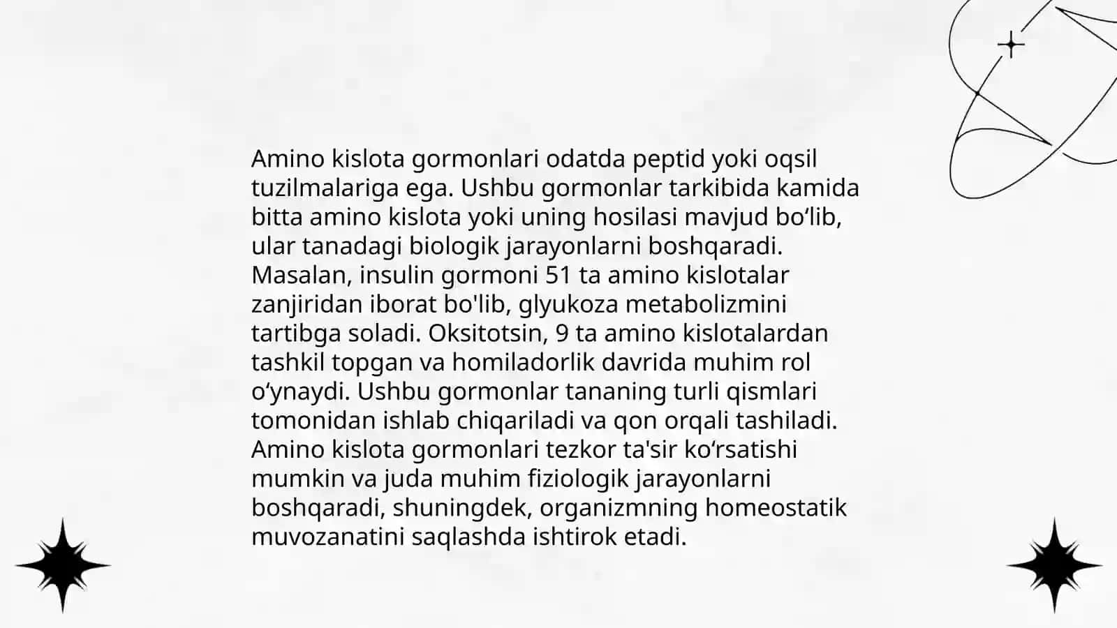Aminokislotalar xarakteridagi garmonlar 4