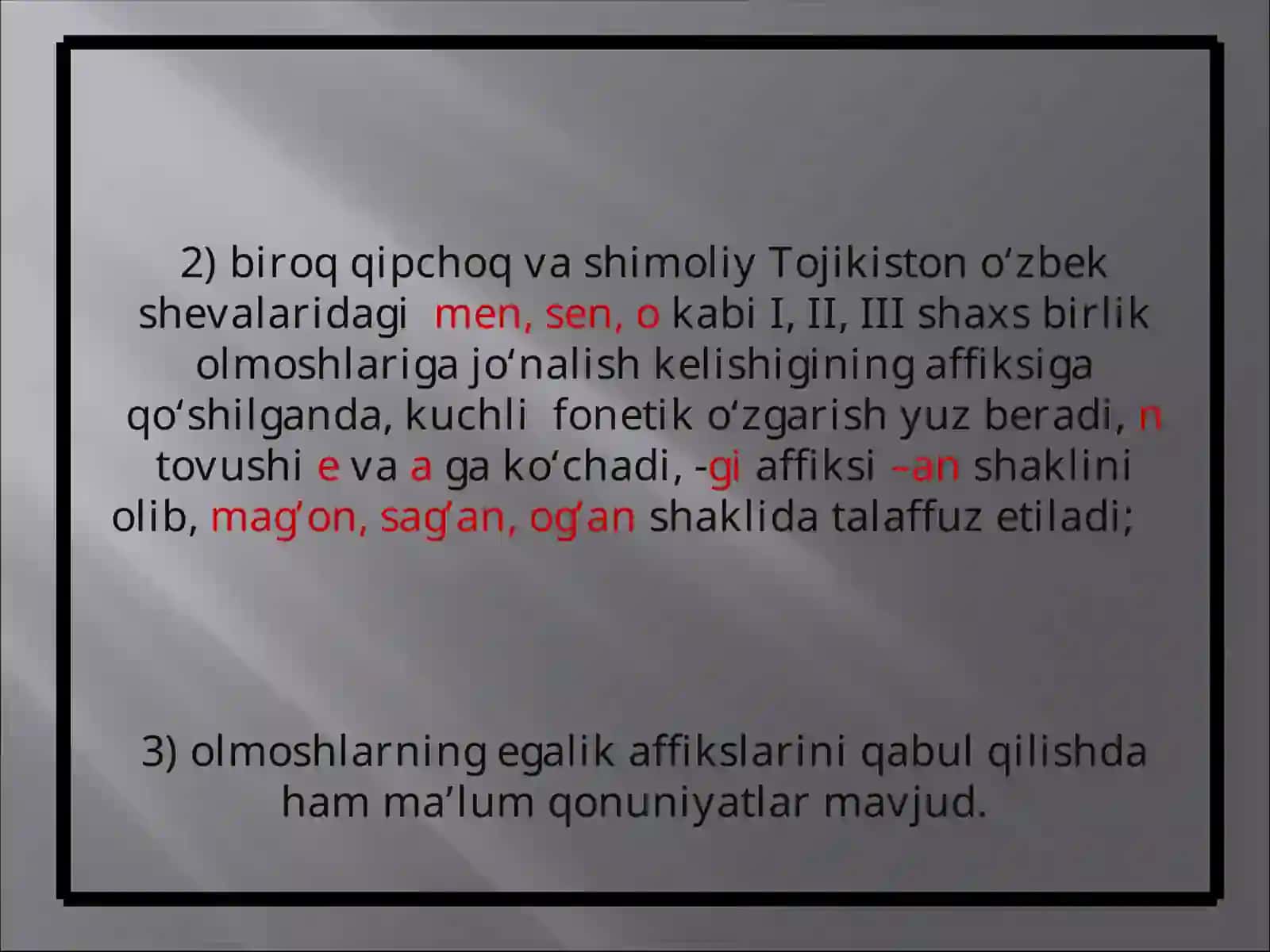 O‘zbek shevalarida olmosh so’z turkumi 4