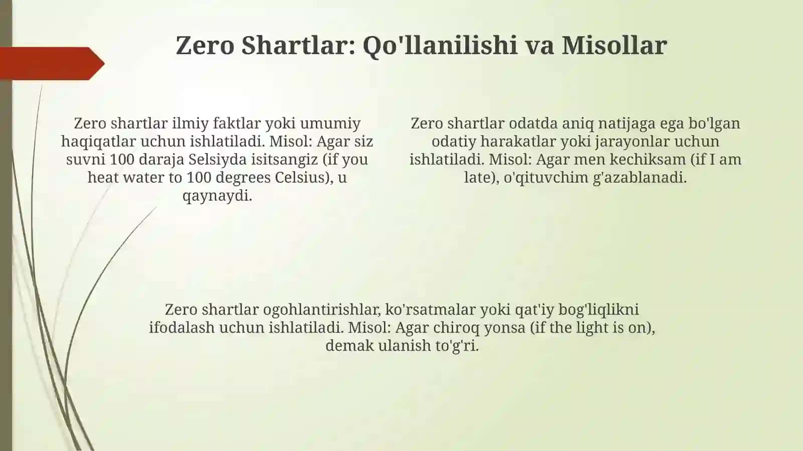 Conditionals, zero, first type 4