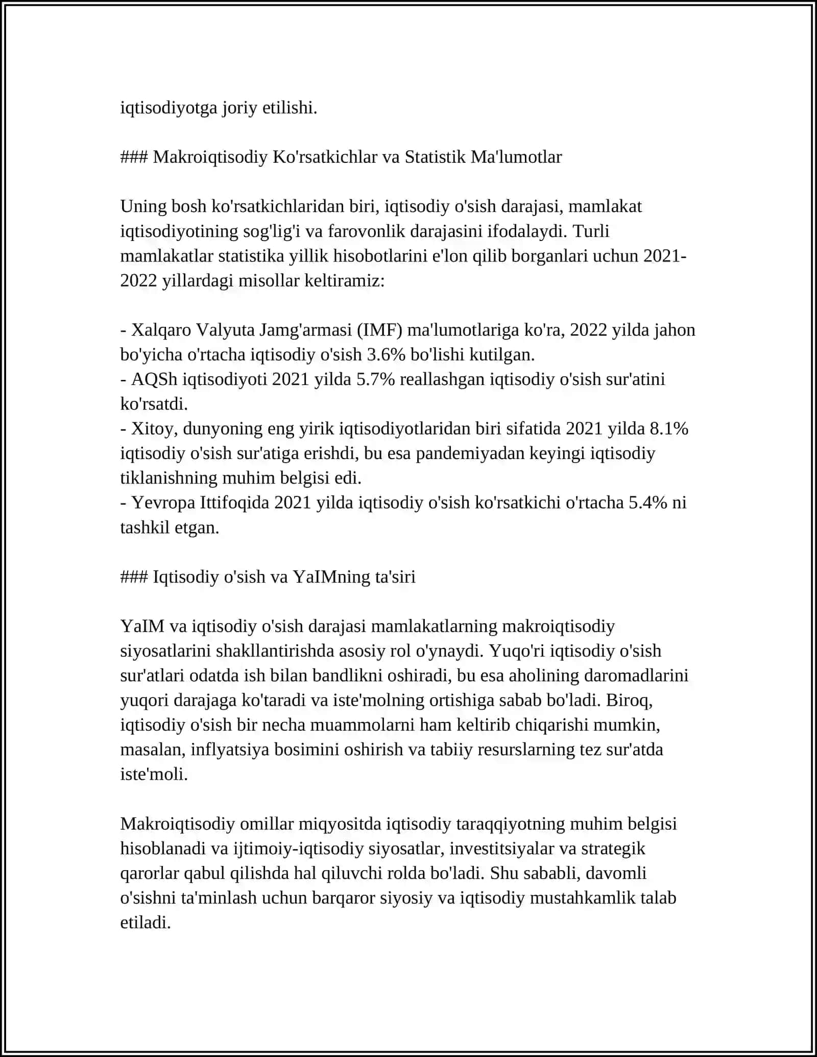 TOVAR AYLANMASI HAJMIGA TA'SIR KO'RSATUVCHI OMILLAR TAHLILI 4
