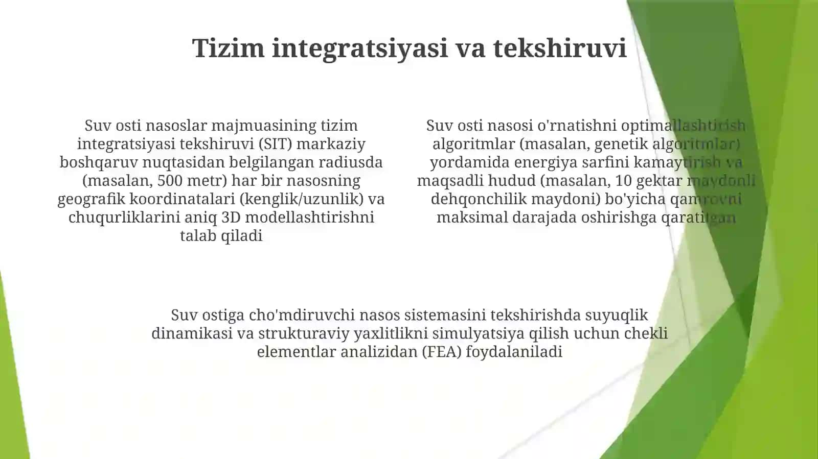 Markazdan qochma nasoslarni hisoblash 4