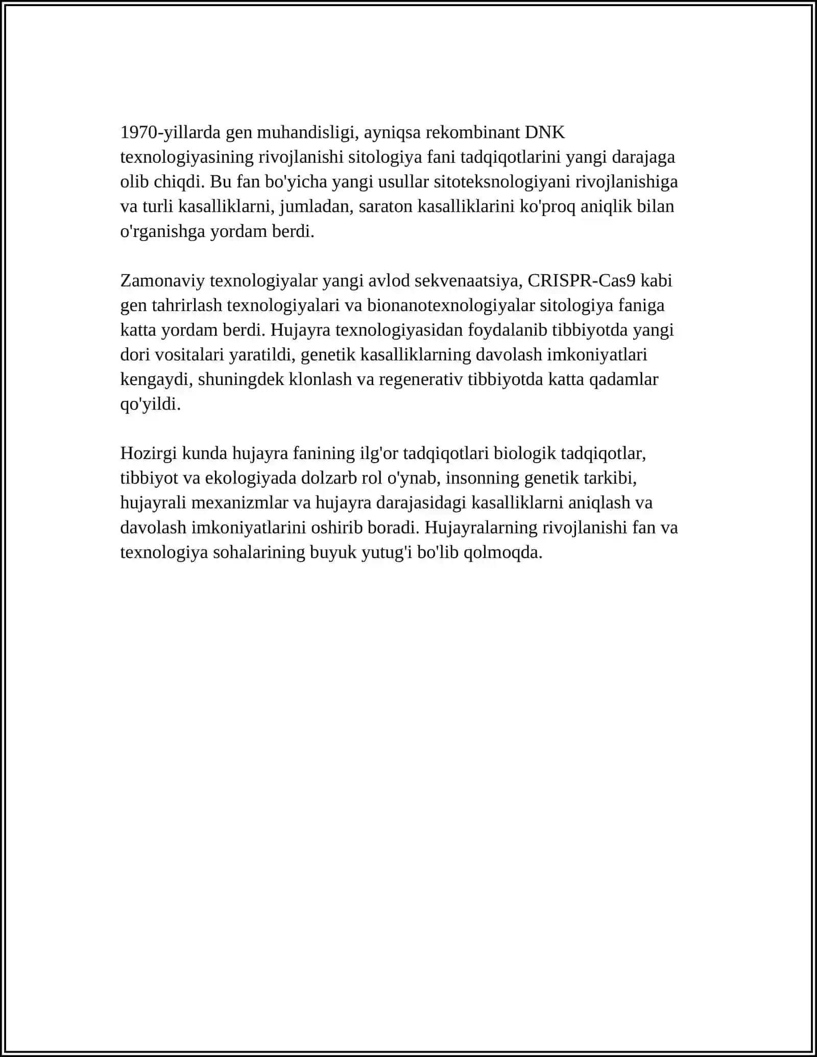 HUJAYRA ONTAGINEZINING RIVOJLANISH BOSQICHLARI 4