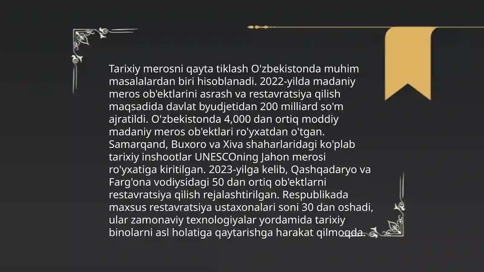 Milliy o'zlikni anglash jarayonlari 4