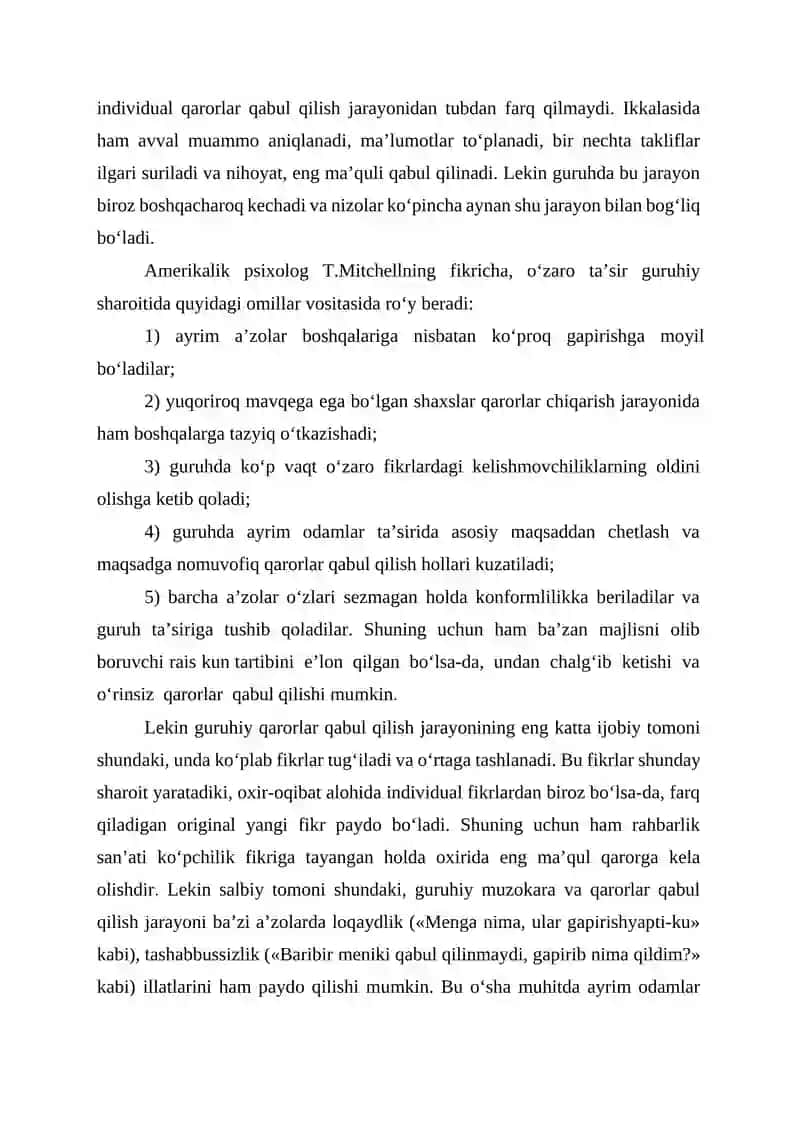 Sotsial psixologiyada katta guruhlarni oʻrganilish 4