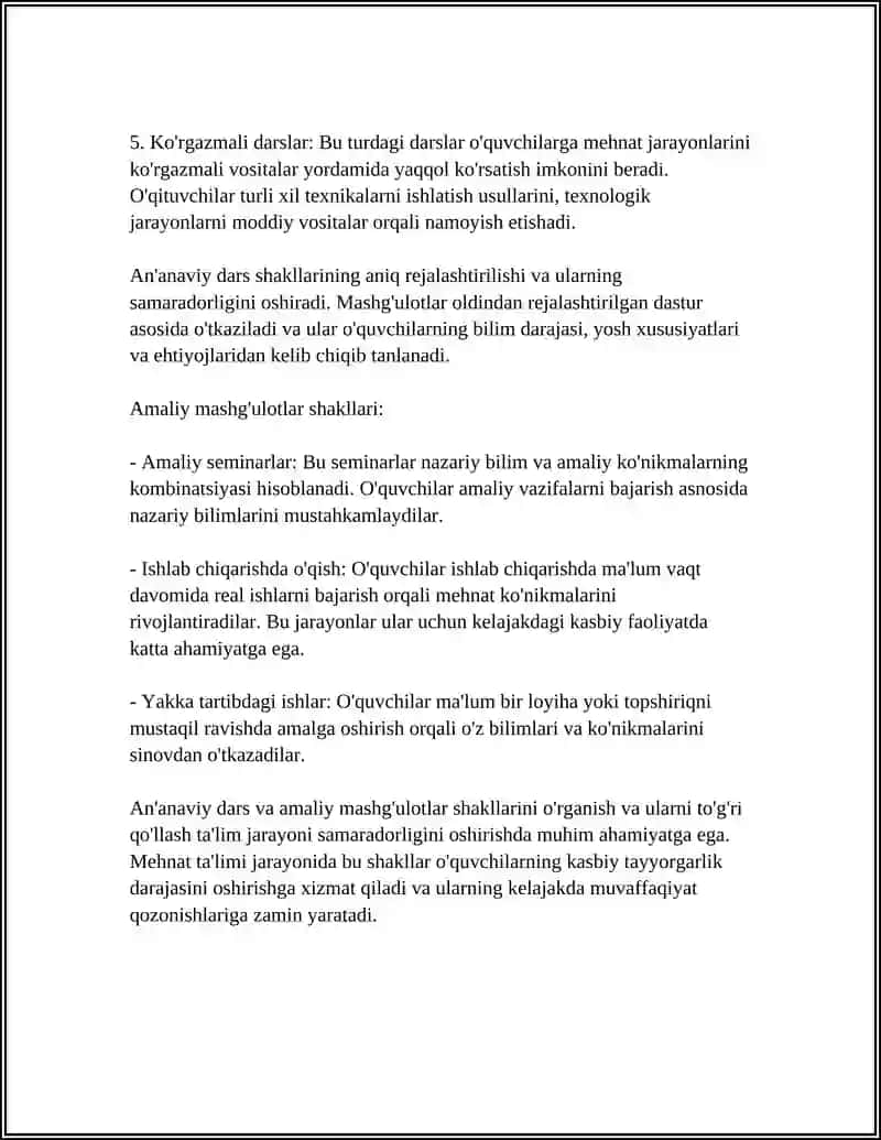 MEHNAT TA'LIMINING SHAKL VA METODLARI 4