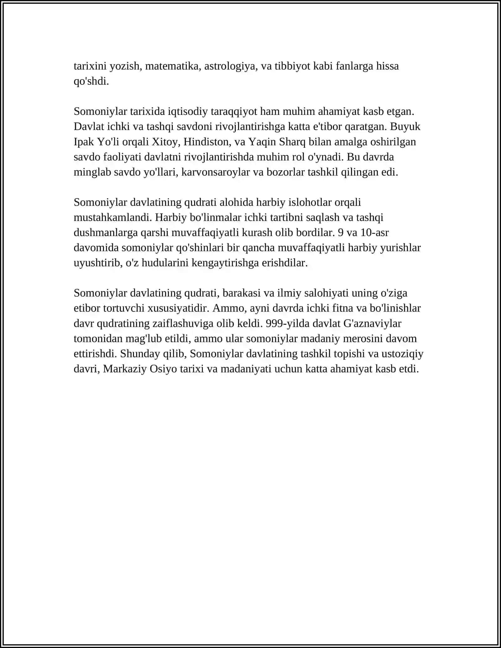 Somoniylar Davlati 4