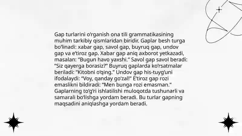 Boshlang'ich sinflarda gap ustida ishlashdagi izchillik 4