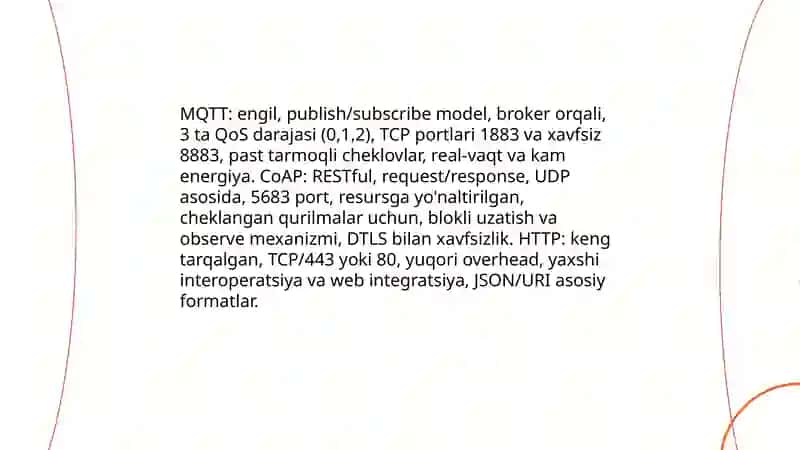 IoT texnologiyasini rivojlantirish xususiyatlari (Internet of Things) 4