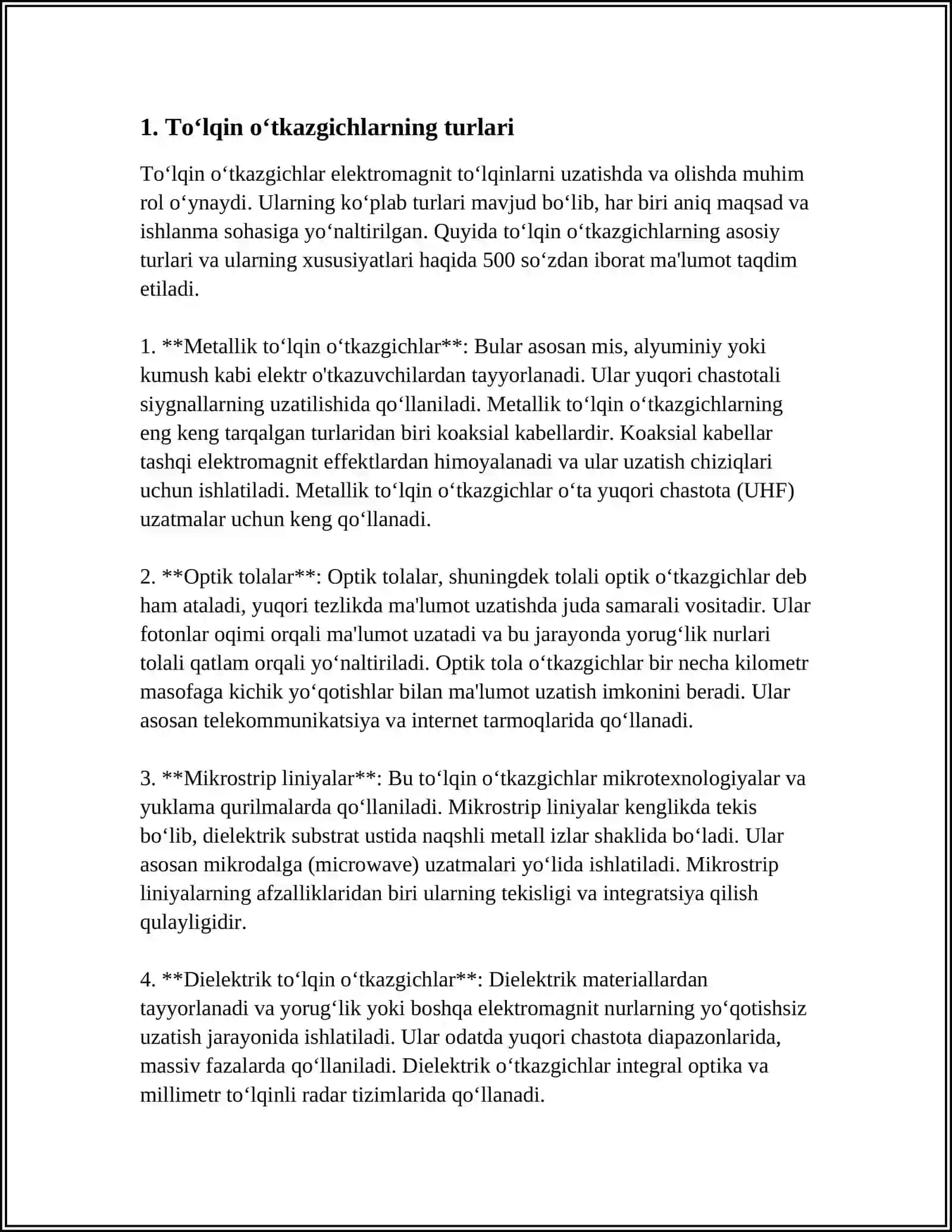 TO‘LQIN O‘TKAZGICHLAR (VOLNOVODLAR) 4