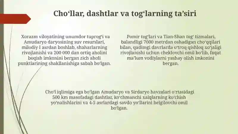Антик даврда Марказий Осиёнинг тарихий географияси 4