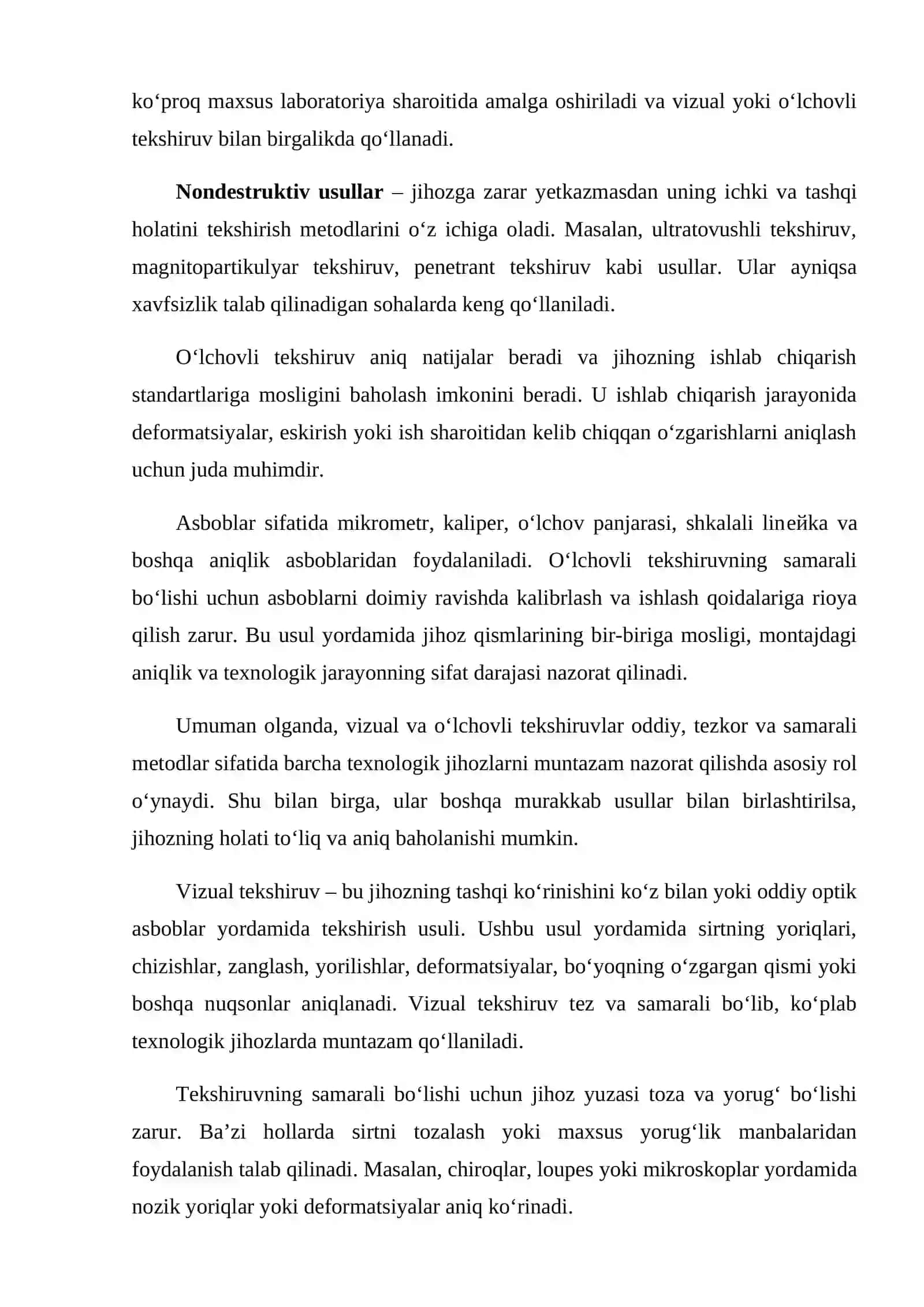 Jihozlarni tekshirish usullari 4