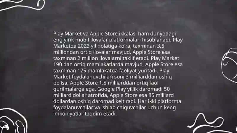 Onlayn do'konlar Play Market va Apple Store 4