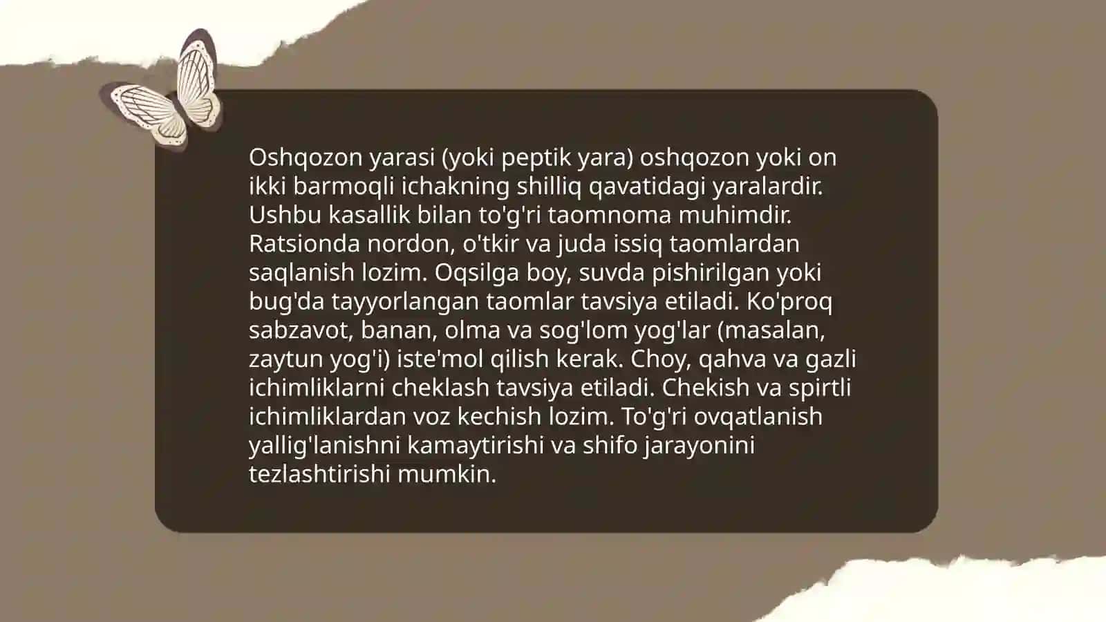 Hazm kasalliklarida taomnoma tuzish 4