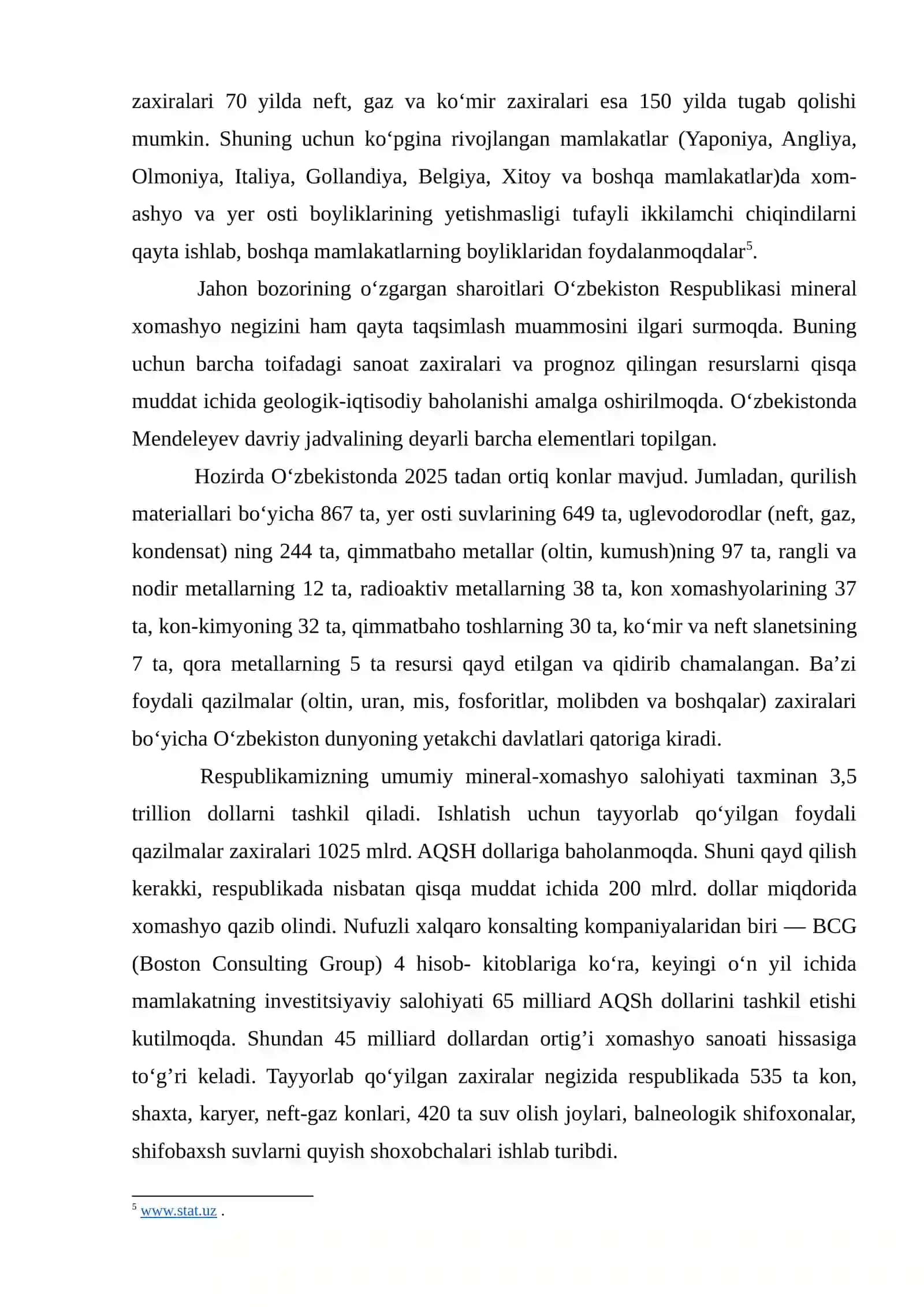MAMLAKATNING MINERAL-XOMASHYO VA ENERGETIKA TIZIMIDA XAVFSIZLIKNI TA’MINLASH MASALALARI 4