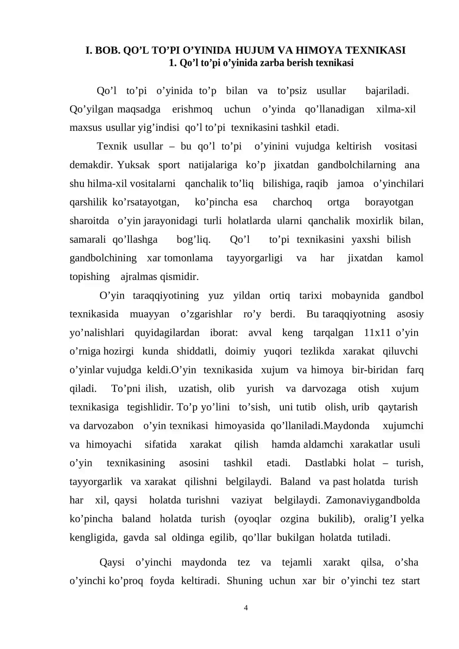 Qo‘l to‘pi o‘yinida xujum o‘yini texnikasi va taktikasi 4