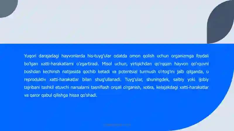 Hissiyotlar neyrokimyosi 4