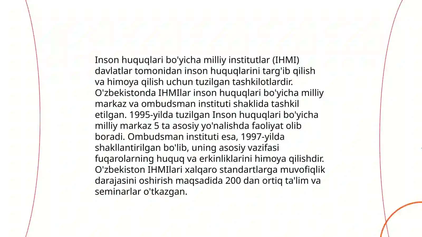 Oʻzbekistonda inson huquqlari va erkinliklari kafolatining yaratilishi 4
